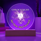 Unlock Light Plaque – See Clear Step Forward Acrylic Crystal Gift