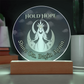 Hold Hope Moon Goddess Acrylic Plaque – Shine On Begin Again Spiritual Gift