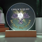 Unlock Light Plaque – See Clear Step Forward Acrylic Crystal Gift