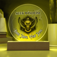 Seek Wisdom Owl Light – Know More Fear Less Acrylic Plaque Gift