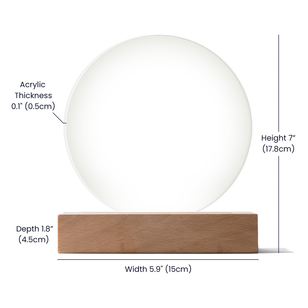 Shine Bright Moon Sun Acrylic Plaque – Celestial Boho Night Light Gift
