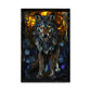 Wolf – Stained Glass Style Metal Wall Art