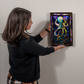 Octopus – Stained Glass Style Metal Wall Art
