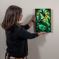 Sea Dragon – Stained Glass Style Metal Wall Art