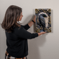Corvex | Raven Metal Wall Art – High Gloss Print with Embossed-Style Detail (Not 3D)