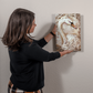Seraphine | Swan Metal Wall Art – High Gloss Print with Embossed-Style Detail (Not 3D)