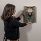 Pyrrhos | Falcon Metal Wall Art – High Gloss Print with Embossed-Style Detail (Not 3D)