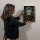 Thalor | Lion Metal Wall Art – High Gloss Print with Embossed-Style Detail (Not 3D)