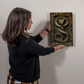 Virexis | Serpent Metal Wall Art – High Gloss Print with Embossed-Style Detail (Not 3D)