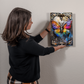 Lunessa | Butterfly Metal Wall Art – Floating Dimensional Print on Aluminum | Boho Symbolic Home Decor with Hanging Hardware(Not 3D)