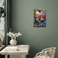 Lunessa | Butterfly Metal Wall Art – Floating Dimensional Print on Aluminum | Boho Symbolic Home Decor with Hanging Hardware(Not 3D)