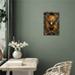 Caelthorn | Stag Metal Wall Art – High Gloss Print with Embossed-Style Detail (Not 3D)