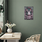 Thistelle | Rabbit Metal Wall Art – High Gloss Print with Embossed-Style Detail (Not 3D)