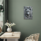 Vorenth | Wolf Metal Wall Art – High Gloss Print with Embossed-Style Detail (Not 3D)