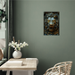 Thalor | Lion Metal Wall Art – High Gloss Print with Embossed-Style Detail (Not 3D)