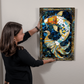 Koi Fish – Stained Glass Style Metal Wall Art