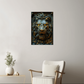 Thalor | Lion Metal Wall Art – High Gloss Print with Embossed-Style Detail (Not 3D)