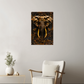 Aurembra | Elephant Metal Wall Art – High Gloss Print with Embossed-Style Detail (Not 3D)