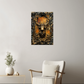 Caelthorn | Stag Metal Wall Art – High Gloss Print with Embossed-Style Detail (Not 3D)