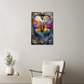 Lunessa | Butterfly Metal Wall Art – Floating Dimensional Print on Aluminum | Boho Symbolic Home Decor with Hanging Hardware(Not 3D)