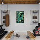 Caelumi | Dolphin Metal Wall Art – High Gloss Print with Embossed-Style Detail (Not 3D)