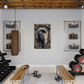 Corvex | Raven Metal Wall Art – High Gloss Print with Embossed-Style Detail (Not 3D)