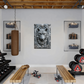 Vorenth | Wolf Metal Wall Art – High Gloss Print with Embossed-Style Detail (Not 3D)