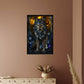 Wolf – Stained Glass Style Metal Wall Art