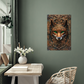 Sylvara | Fox Metal Wall Art – High Gloss Print with Embossed-Style Detail (Not 3D)
