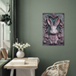 Thistelle | Rabbit Metal Wall Art – High Gloss Print with Embossed-Style Detail (Not 3D)