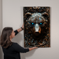 Bravorn | Bear Metal Wall Art – High Gloss Print with Embossed-Style Detail (Not 3D)