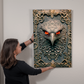 Pyrrhos | Falcon Metal Wall Art – High Gloss Print with Embossed-Style Detail (Not 3D)