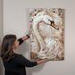 Seraphine | Swan Metal Wall Art – High Gloss Print with Embossed-Style Detail (Not 3D)