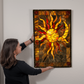 Sun & Moon – Stained Glass Style Metal Wall Art