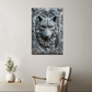 Vorenth | Wolf Metal Wall Art – High Gloss Print with Embossed-Style Detail (Not 3D)