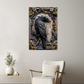 Corvex | Raven Metal Wall Art – High Gloss Print with Embossed-Style Detail (Not 3D)