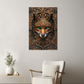 Sylvara | Fox Metal Wall Art – High Gloss Print with Embossed-Style Detail (Not 3D)