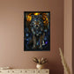 Wolf – Stained Glass Style Metal Wall Art