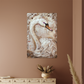Seraphine | Swan Metal Wall Art – High Gloss Print with Embossed-Style Detail (Not 3D)