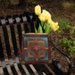 Boho Geometric Mandala Tote Bag – Jewel-Toned Starburst in Red, Teal & Gold