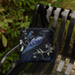 Layered-Looking Mystic Raven Tote Bag – Boho Celestial Nightbird Design