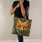 Layered-Looking Forest Fox Tote Bag – Boho Wild Spirit Design