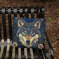 Layered-Looking Mystical Wolf Tote Bag – Spirit Animal Moonlit Design