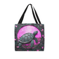 Boho Purple Spirit Turtle Tote – Nature-Inspired & Artistic