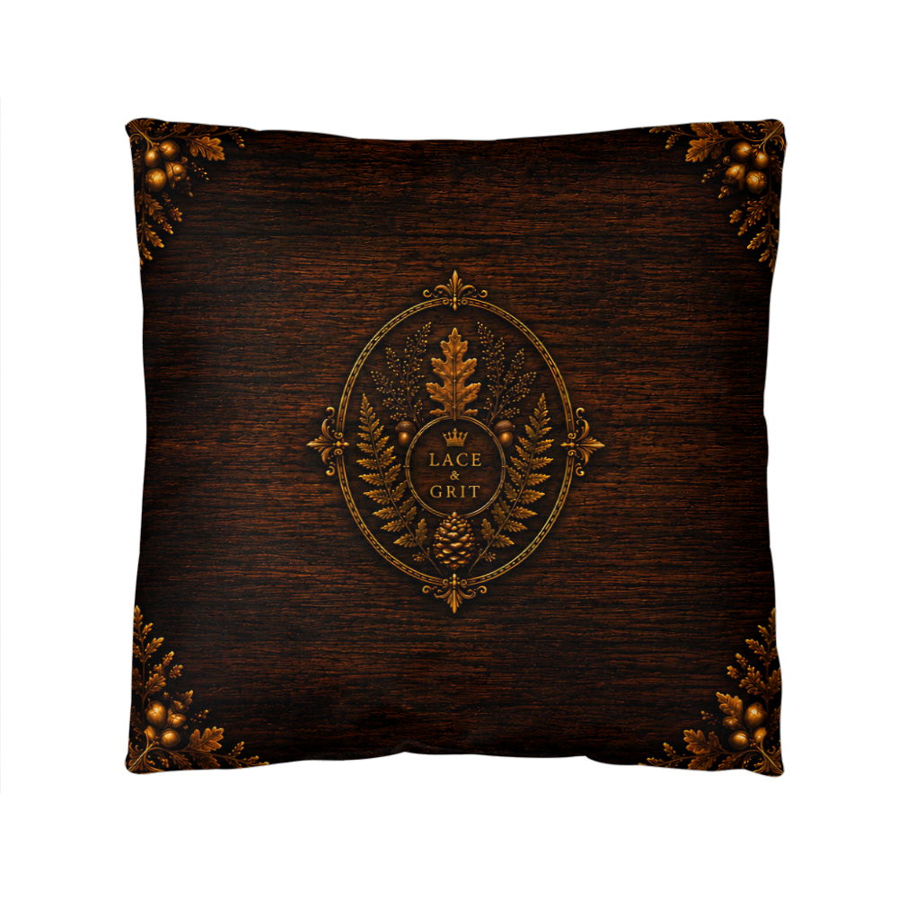 Otter Outdoor Pillow, Woodland Animal Decor, Polyester Patio Cushion, Rustic Cabin Accent, Nature Lover Gift