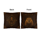 Beaver Woodland Pillow, Rustic Throw Pillow, Cabin Decor Cushion, Lodge Style Accent, Wildlife Home Decor