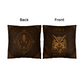 Owl Woodland Pillow, Rustic Throw Pillow, Cabin Decor Cushion, Lodge Style Accent, Wildlife Home Decor