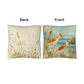 Outdoor Coastal Sandpiper Pillow – Reversible Premium Throw Cushion for Patio, Porch & Lake House