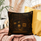 Collector Cabinet of Curiosities Pillow, Dark Academia Throw Pillow, Library Decor Cushion, Museum Style Home Accent