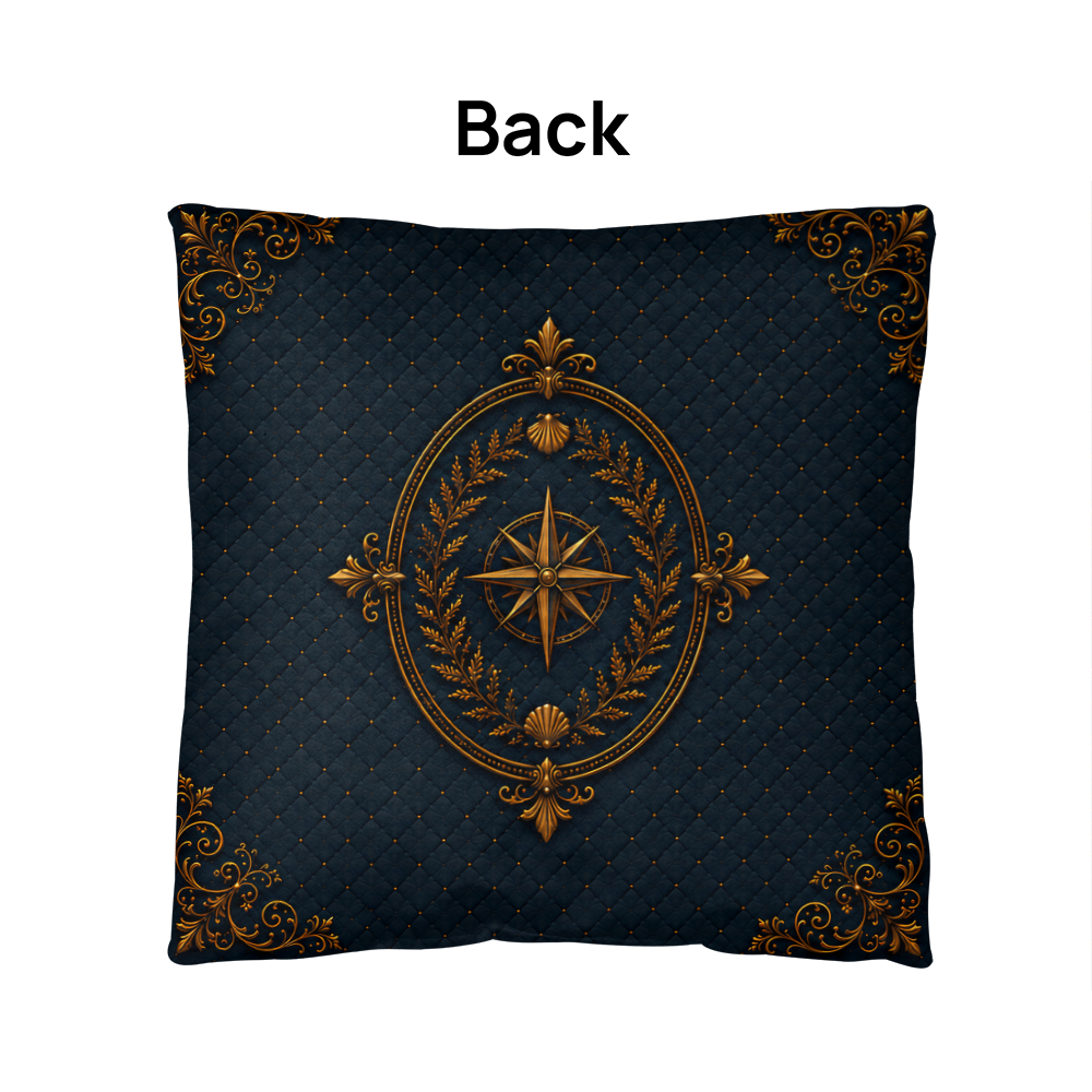 Osprey Coastal Pillow, Nautical Throw Pillow, Navy Coastal Cushion, Beach House & Lake House Decor, Coastal Grandma Style